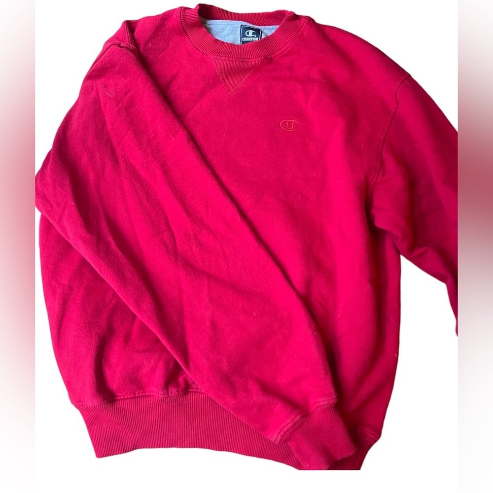 Champion vintage red crewneck